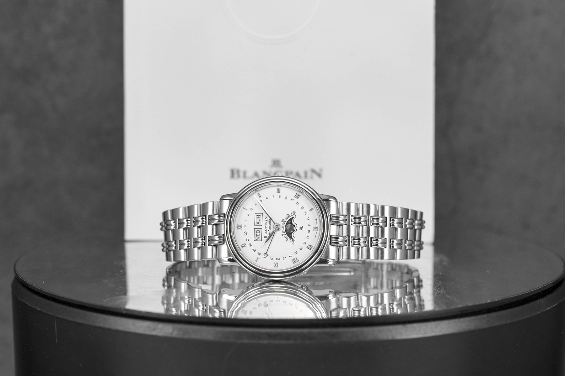 VILLERET COMPLETE CALENDAR MOONPHASE WHITE DIAL (2021)