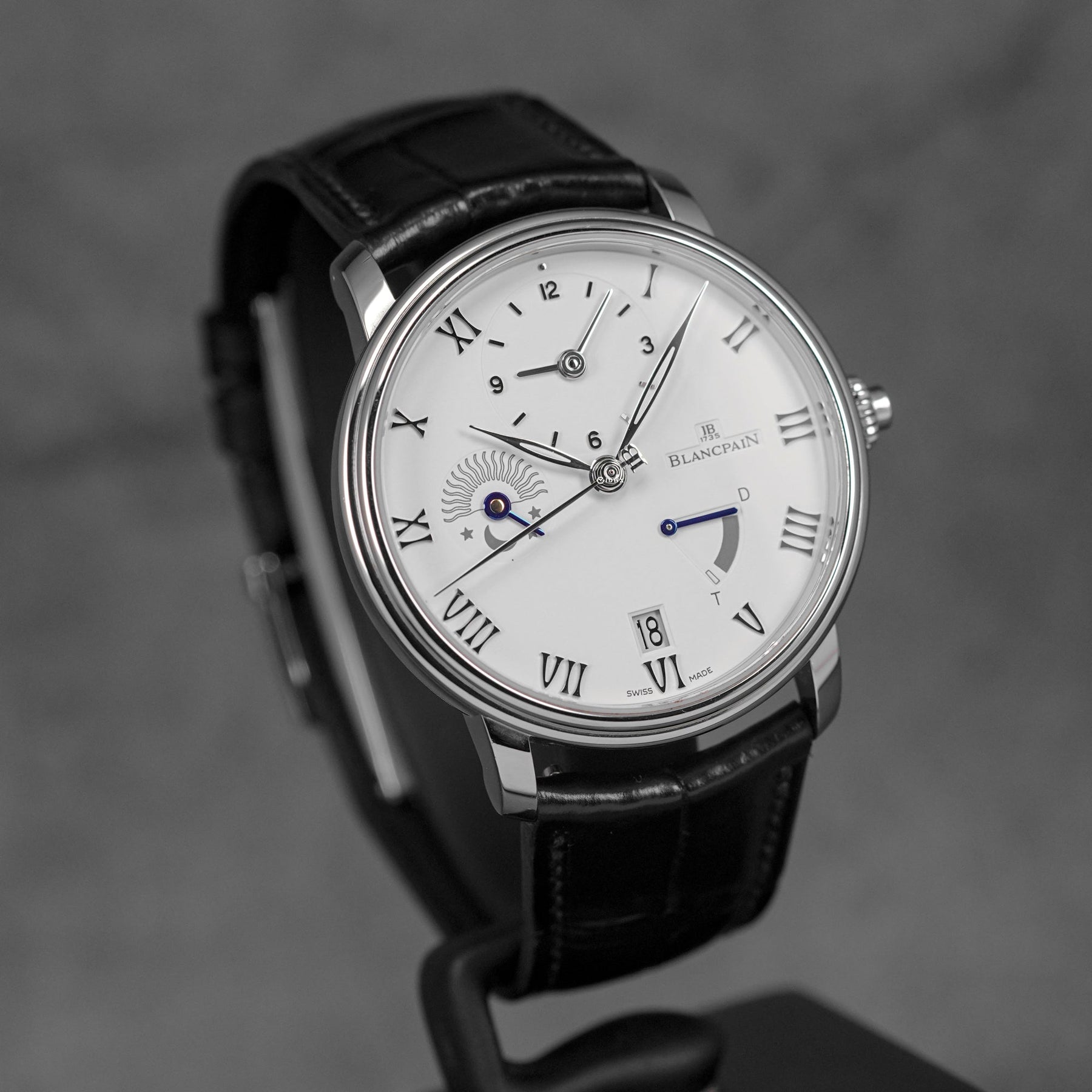 VILLERET DEMI-FUSEAU HORAIRE WHITE DIAL (WATCH ONLY)