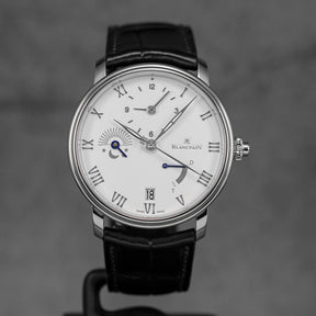 VILLERET DEMI-FUSEAU HORAIRE WHITE DIAL (WATCH ONLY)
