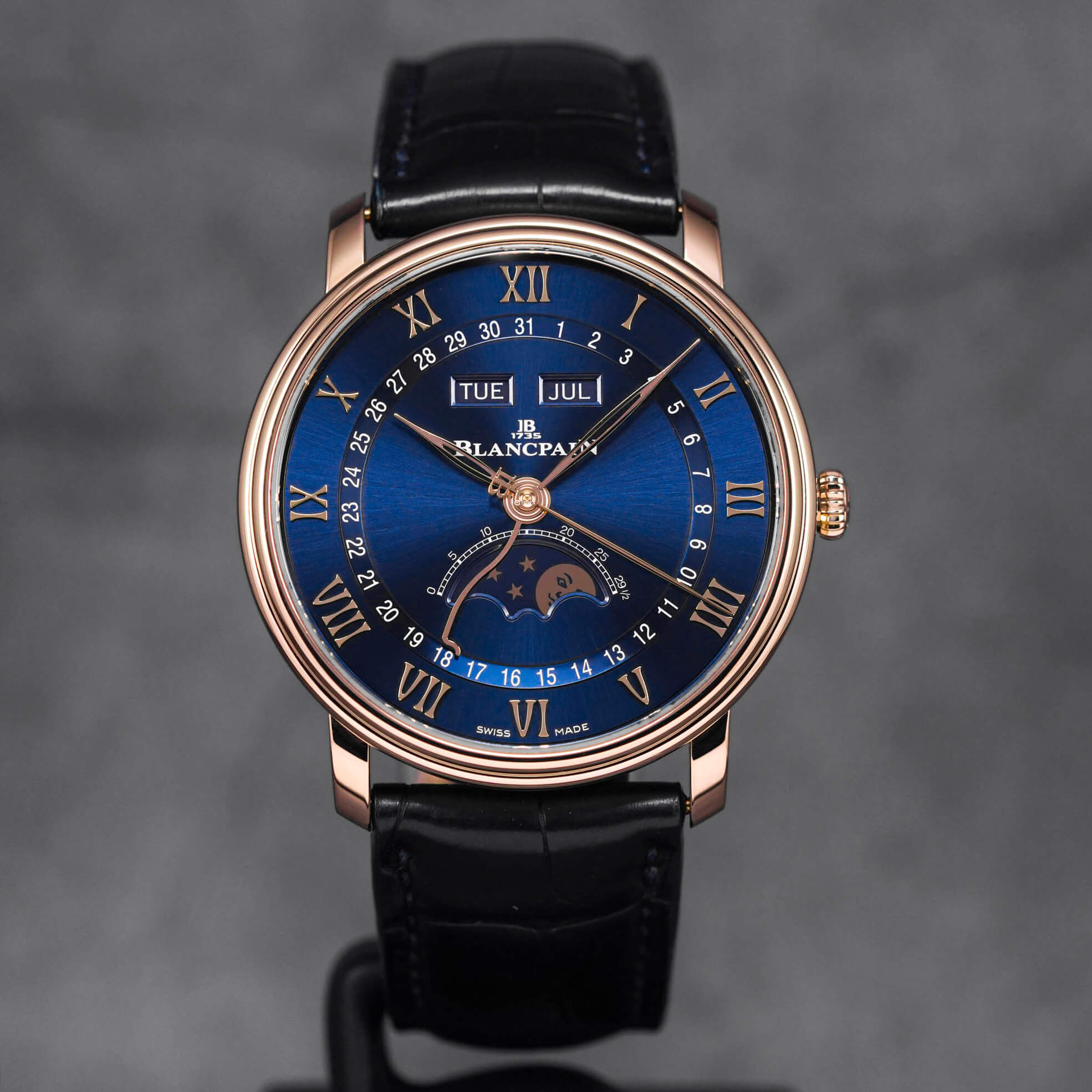 VILLERET QUANTIEME COMPLET ROSEGOLD BLUE DIAL (2024)