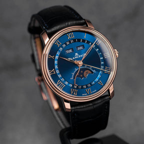 VILLERET QUANTIEME COMPLET ROSEGOLD BLUE DIAL (2024)