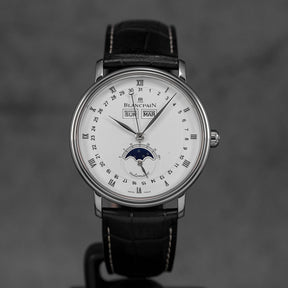 VILLERET QUANTIEME COMPLET MOONPHASE WHITE DIAL (2008)