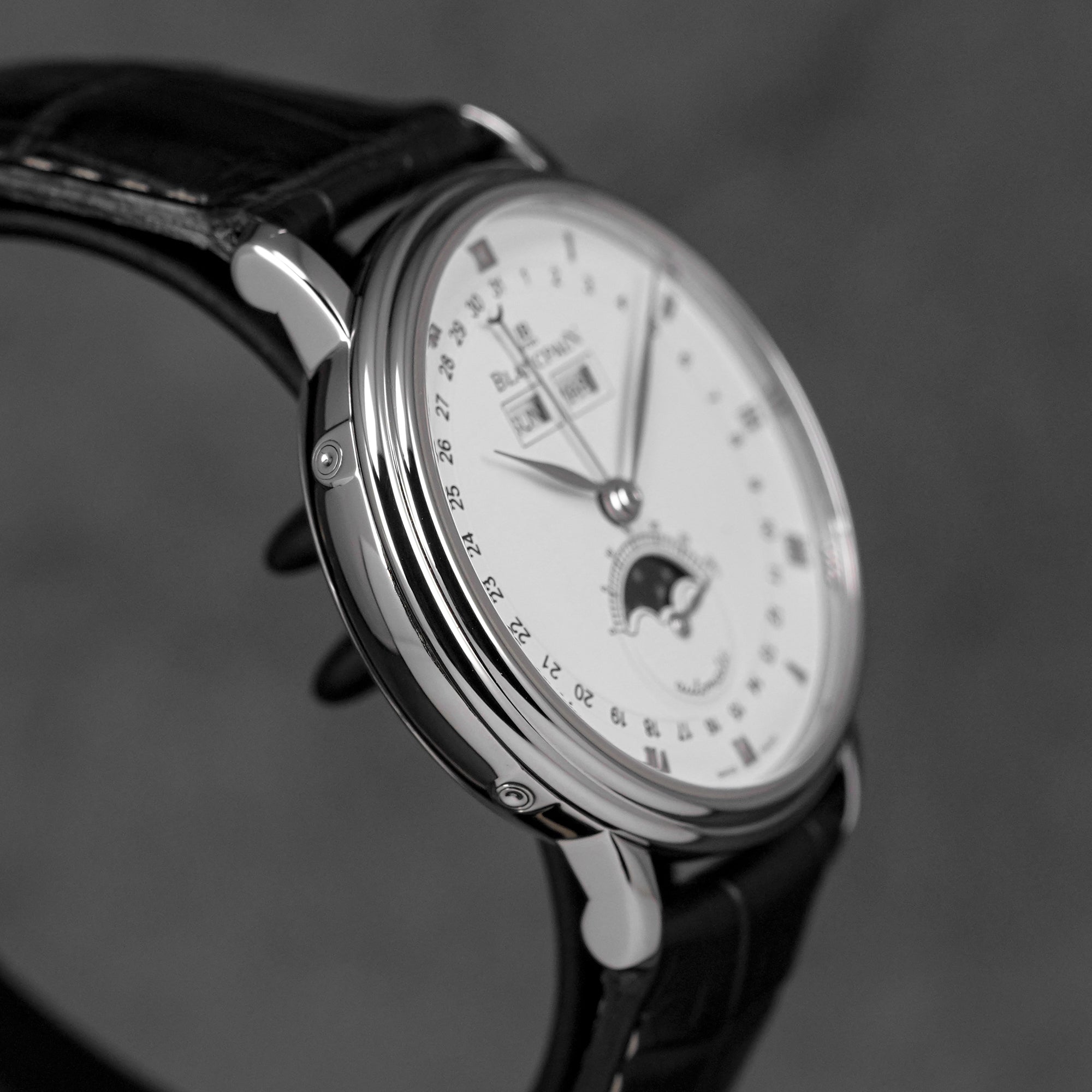 VILLERET QUANTIEME COMPLET MOONPHASE WHITE DIAL (2008)