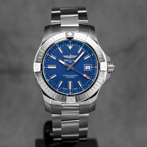 harga breitling avenger 43 blue