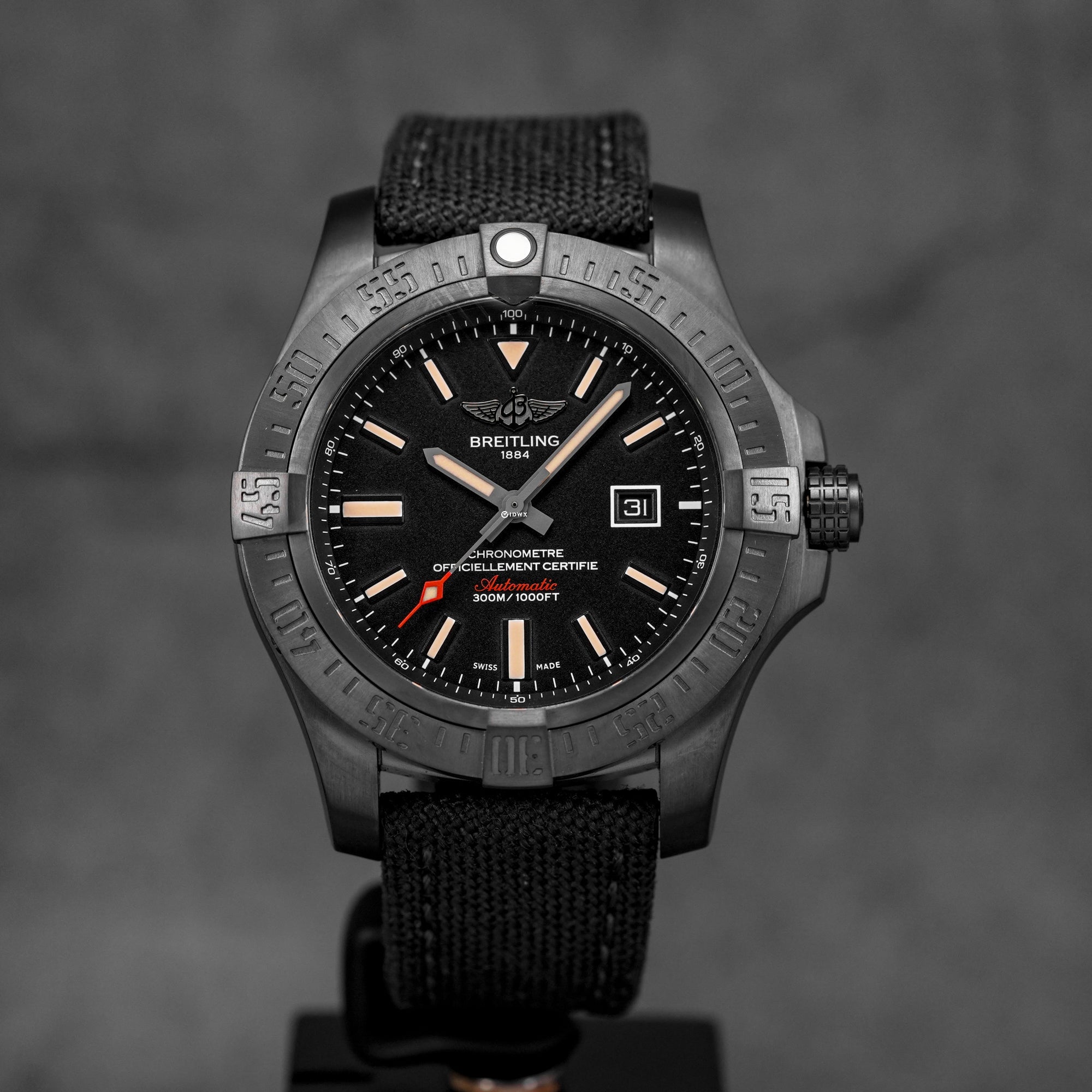 harga breitling avenger black bird black