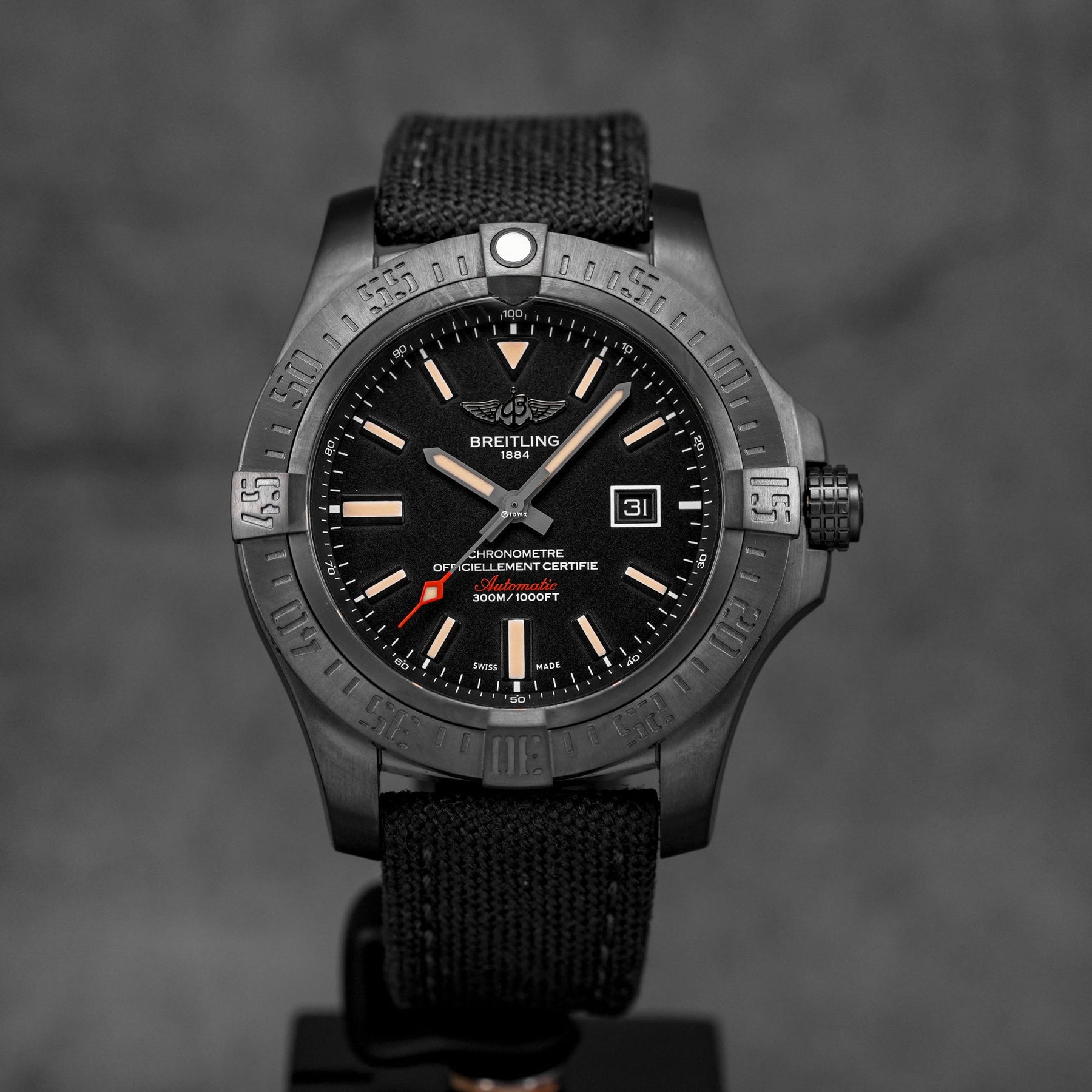 harga breitling avenger black bird black