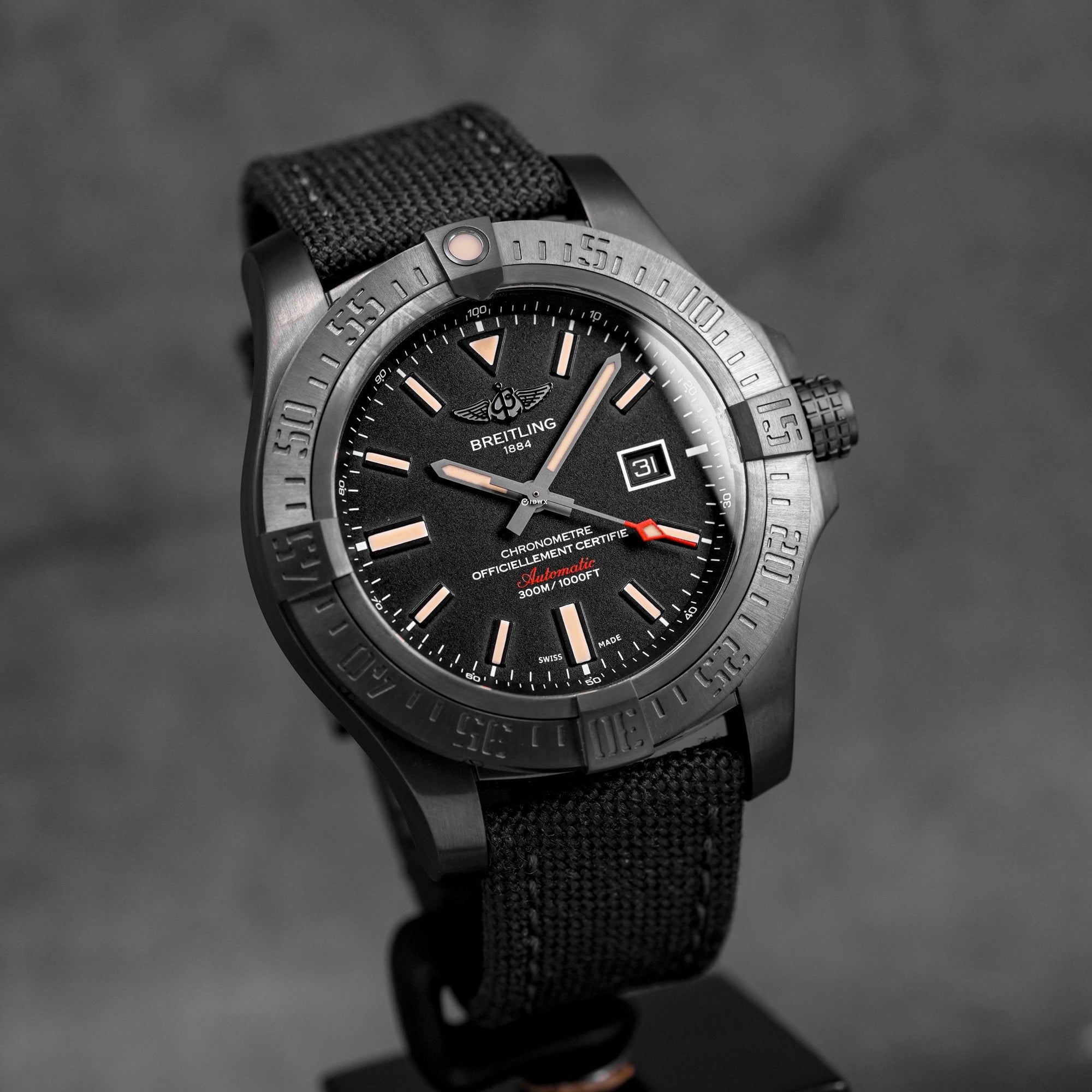 harga breitling avenger black bird black