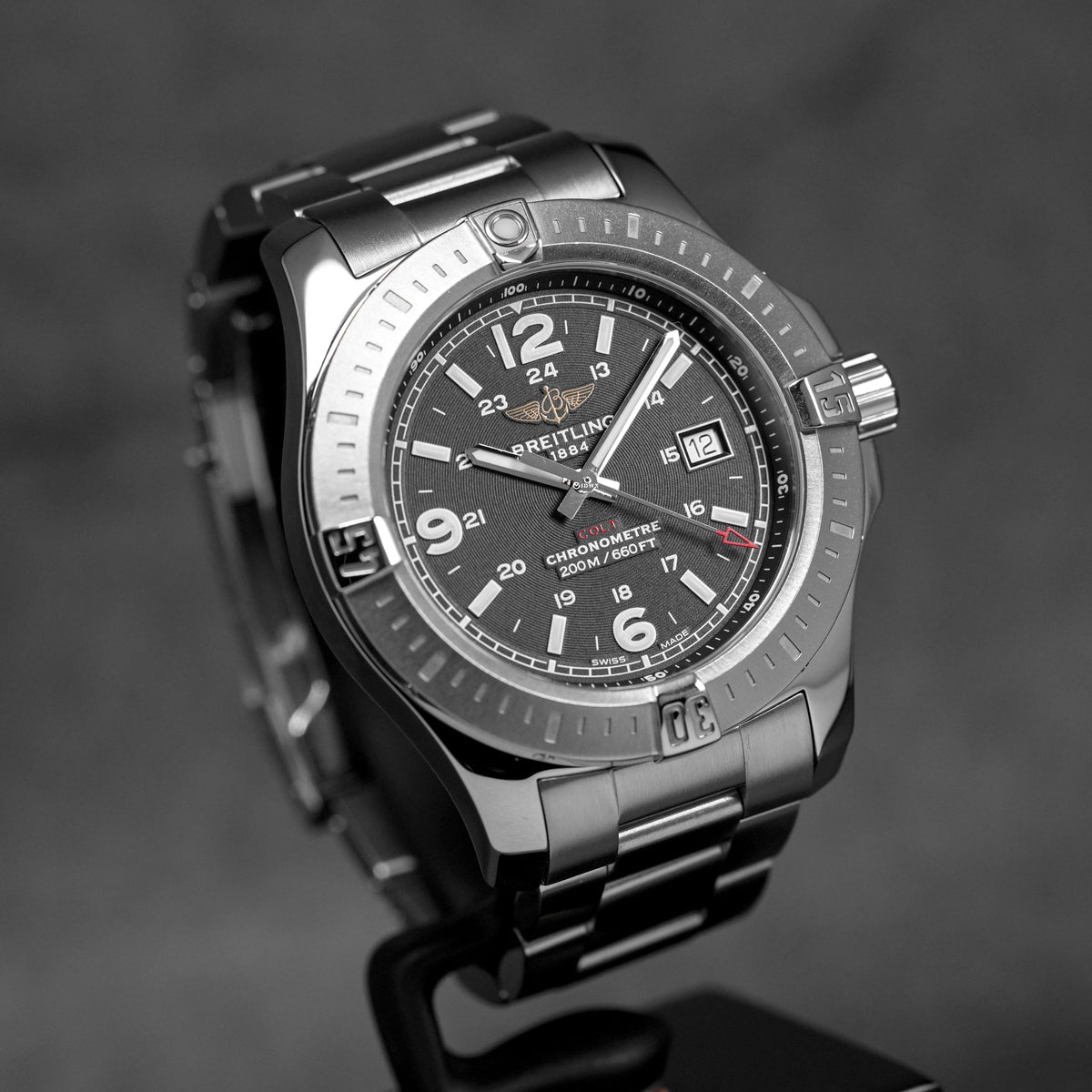 harga breitling colt 44 black