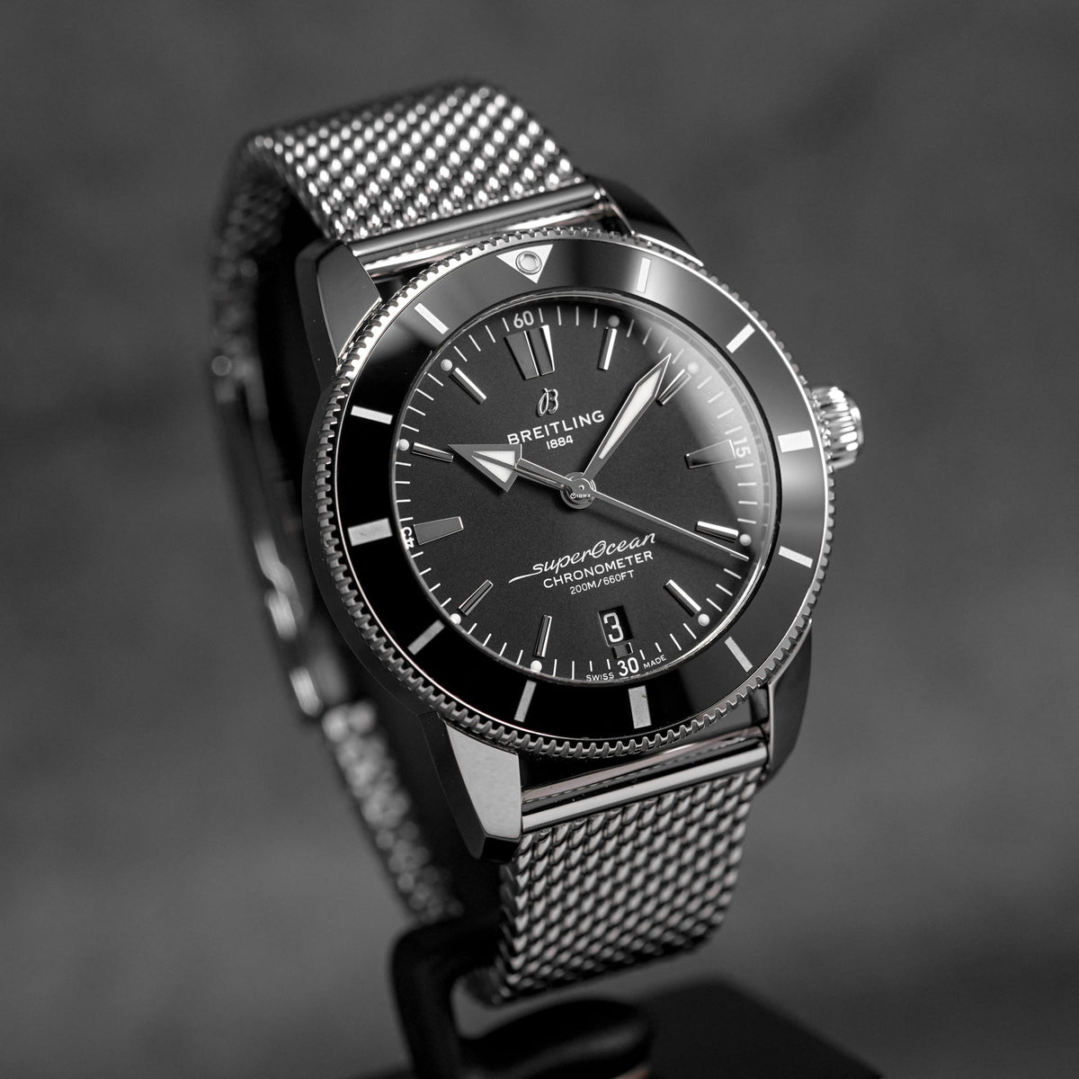 SUPEROCEAN HERITAGE B20 44MM BLACK DIAL (2025)