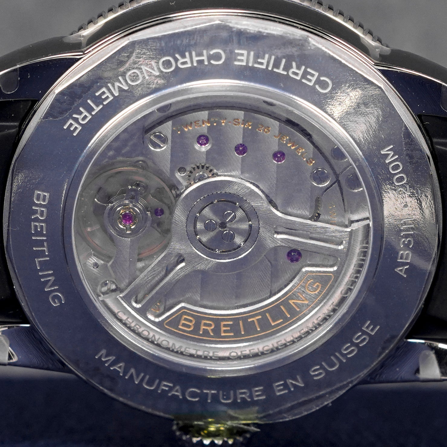 harga breitling superocean b31 black