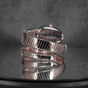 SERPENTI TUBOGAS TWOTONE ROSEGOLD BLACK DIAL DIAMOND BEZEL (2026)