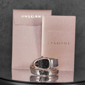 SERPENTI TUBOGAS TWOTONE ROSEGOLD BLACK DIAL DIAMOND BEZEL (2026)