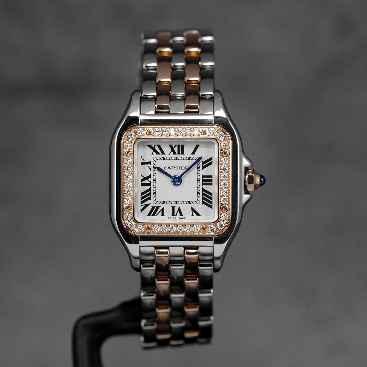 PANTHÈRE S TWOTONE ROSEGOLD SILVER DIAL DIAMOND BEZEL (2022)