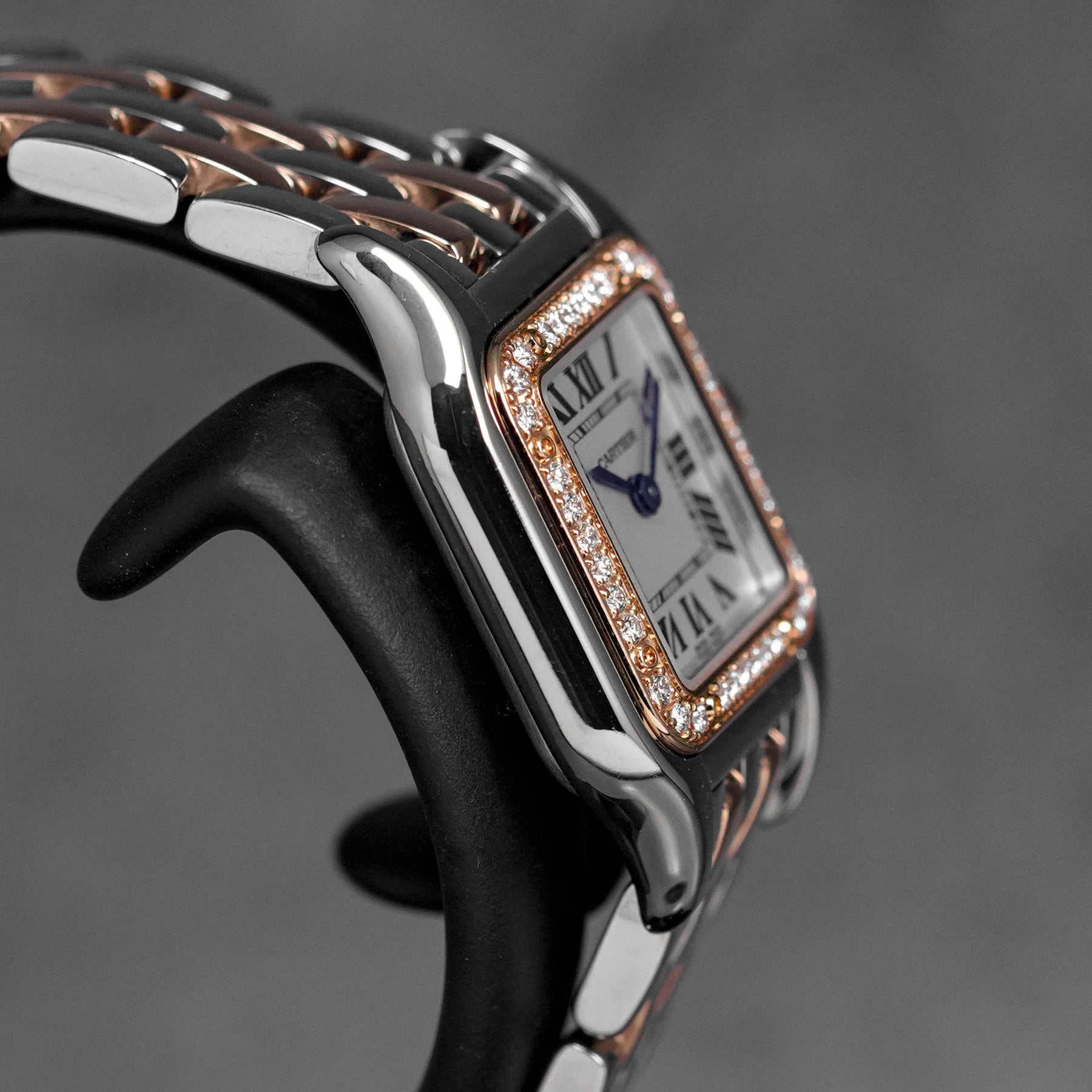 PANTHÈRE S TWOTONE ROSEGOLD SILVER DIAL DIAMOND BEZEL (2022)