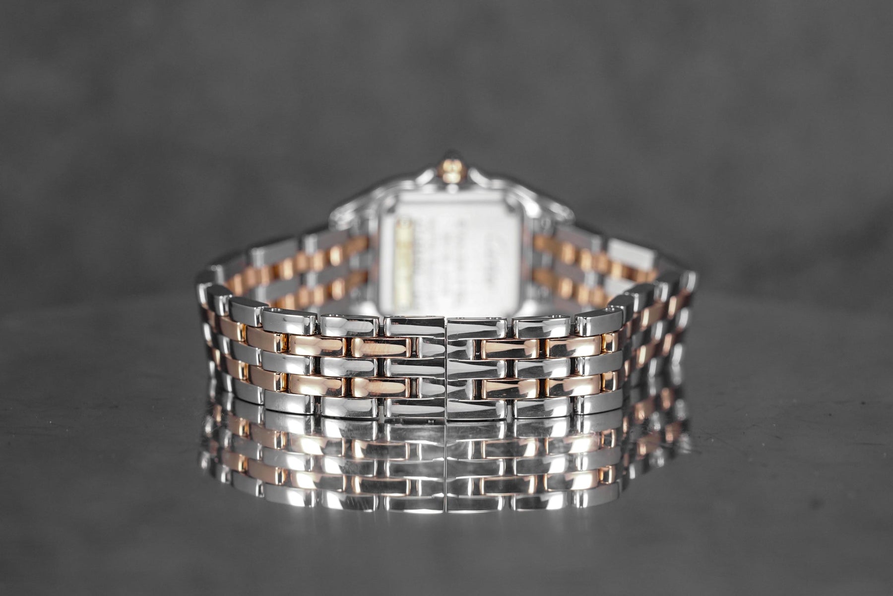 PANTHÈRE S TWOTONE ROSEGOLD SILVER DIAL DIAMOND BEZEL (2022)