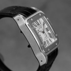 harga cartier santos 100 xl white