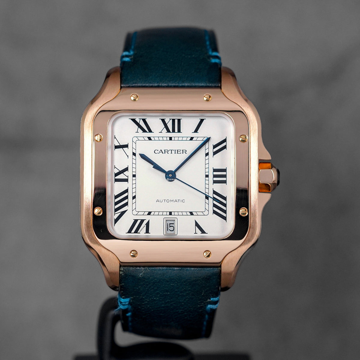 harga cartier santos L rosegold
