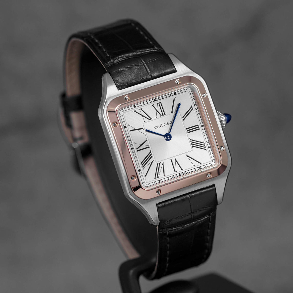 SANTOS DUMONT L TWOTONE ROSEGOLD SILVER DIAL (2025)