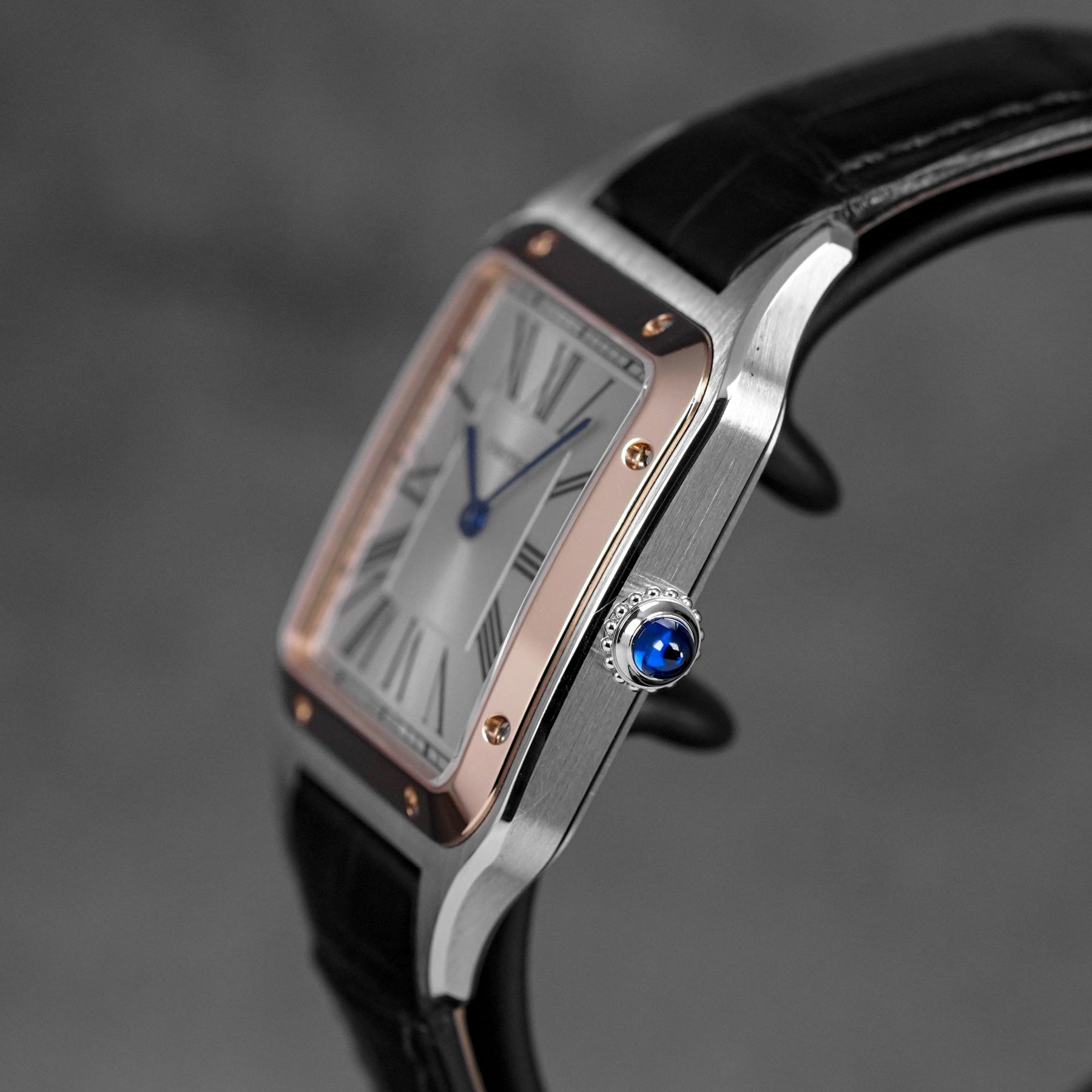 SANTOS DUMONT L TWOTONE ROSEGOLD SILVER DIAL (2025)