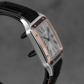 SANTOS DUMONT L TWOTONE ROSEGOLD SILVER DIAL (2025)