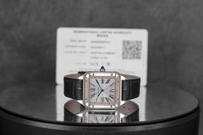 SANTOS DUMONT L TWOTONE ROSEGOLD SILVER DIAL (2025)