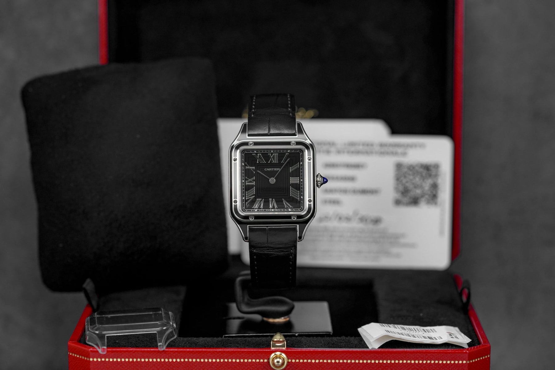 harga cartier santos dumont l black lacquer