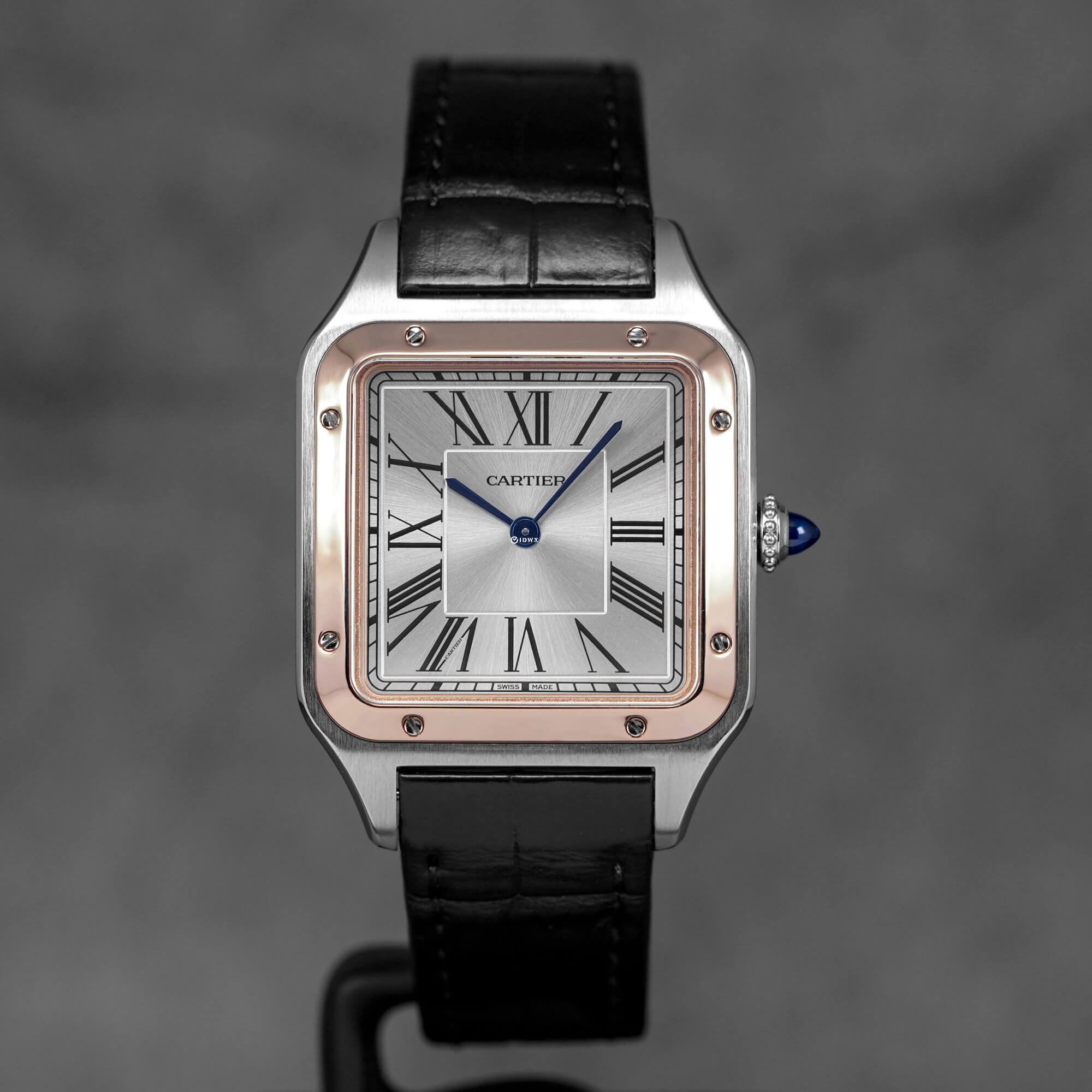 SANTOS DUMONT L TWOTONE ROSEGOLD SILVER DIAL (2023)