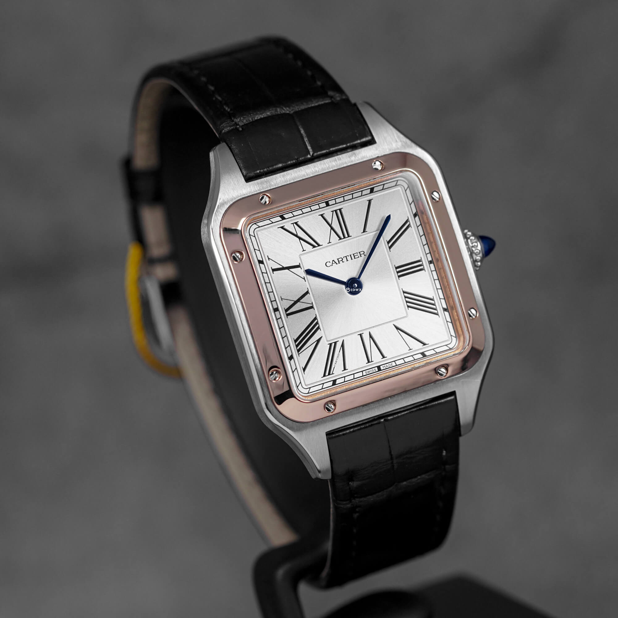 SANTOS DUMONT L TWOTONE ROSEGOLD SILVER DIAL (2023)