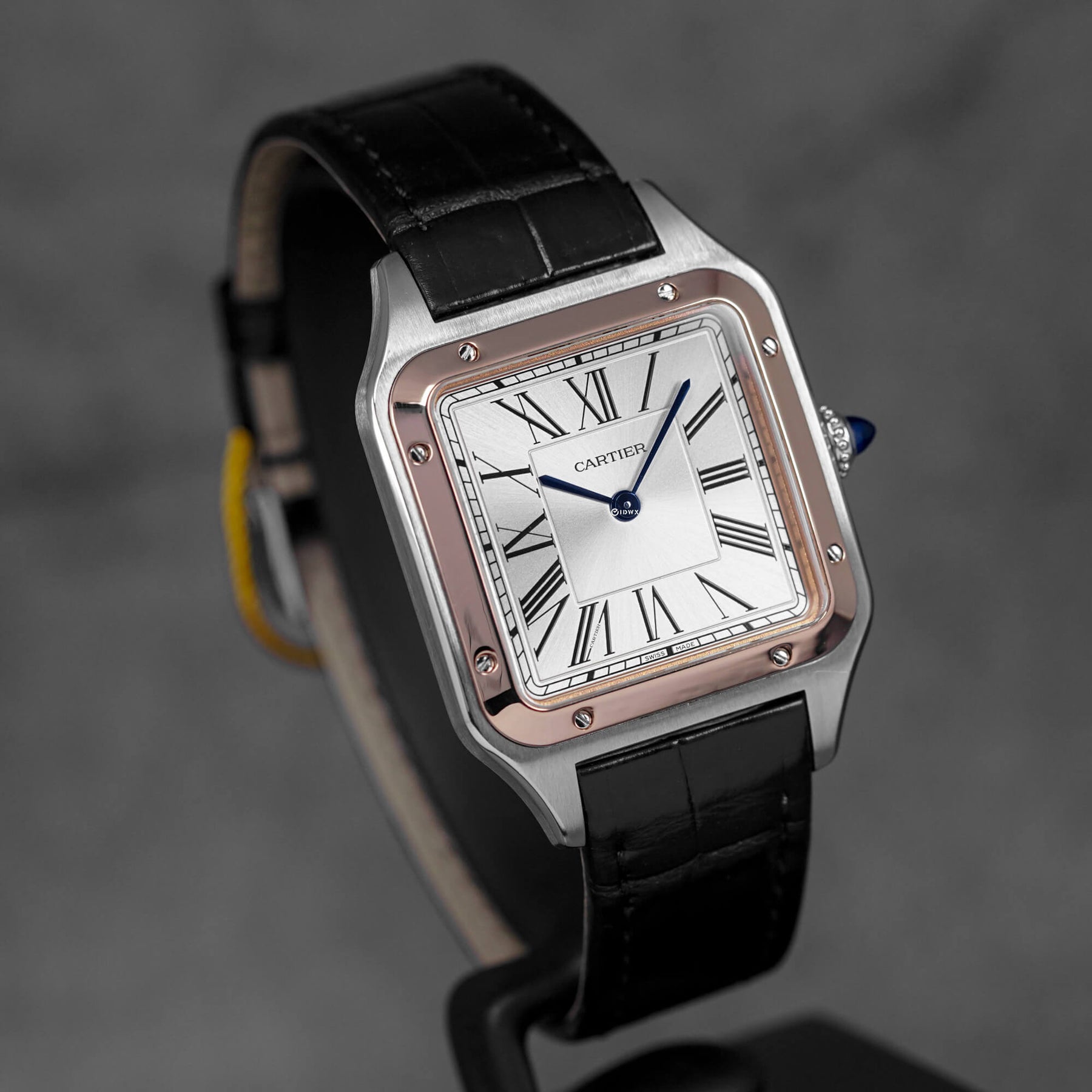 SANTOS DUMONT L TWOTONE ROSEGOLD SILVER DIAL (2023)