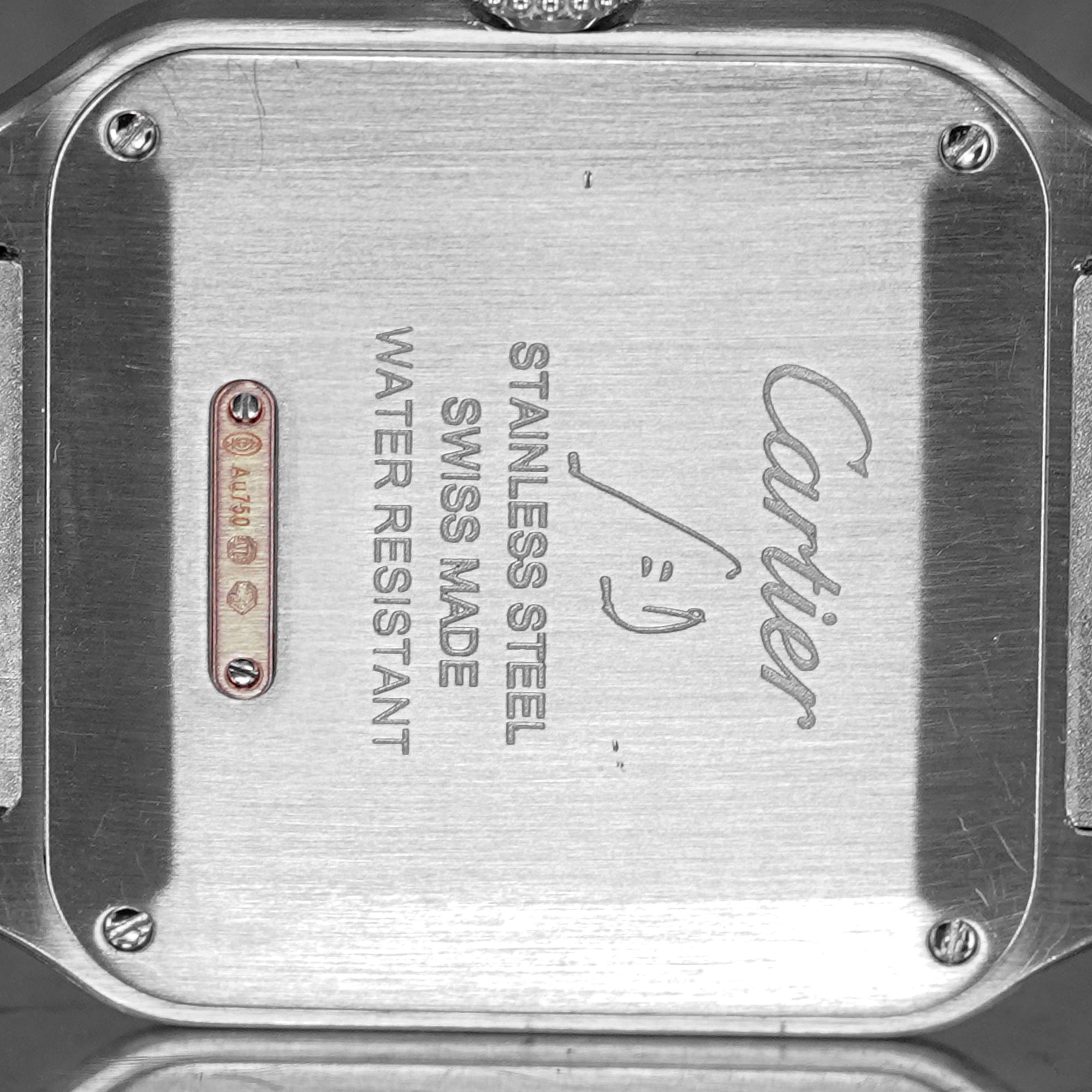 SANTOS DUMONT L TWOTONE ROSEGOLD SILVER DIAL (2023)