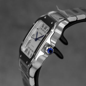 harga cartier santos m silver indonesia terbaru