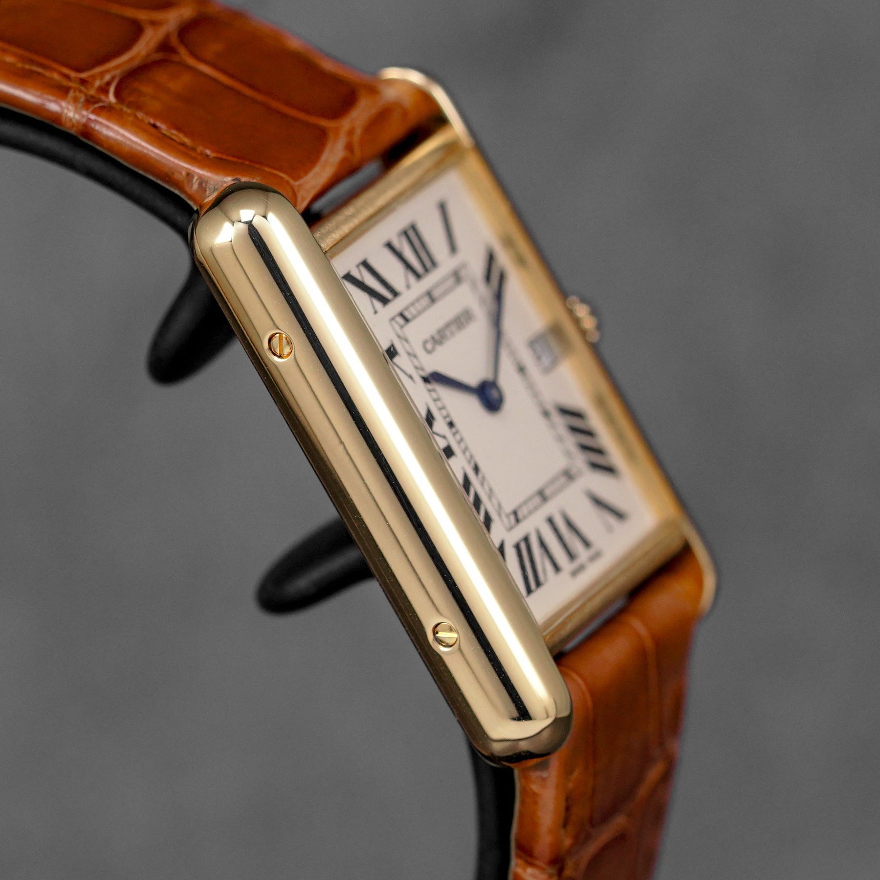 harga cartier tank louis l yellowgold silver