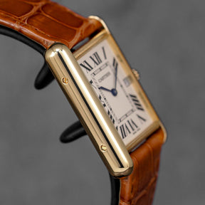harga cartier tank louis l yellowgold silver