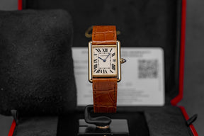 harga cartier tank louis l yellowgold silver