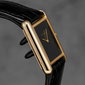 harga cartier tank louis m yellowgold black