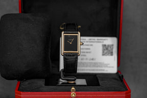 harga cartier tank louis m yellowgold black