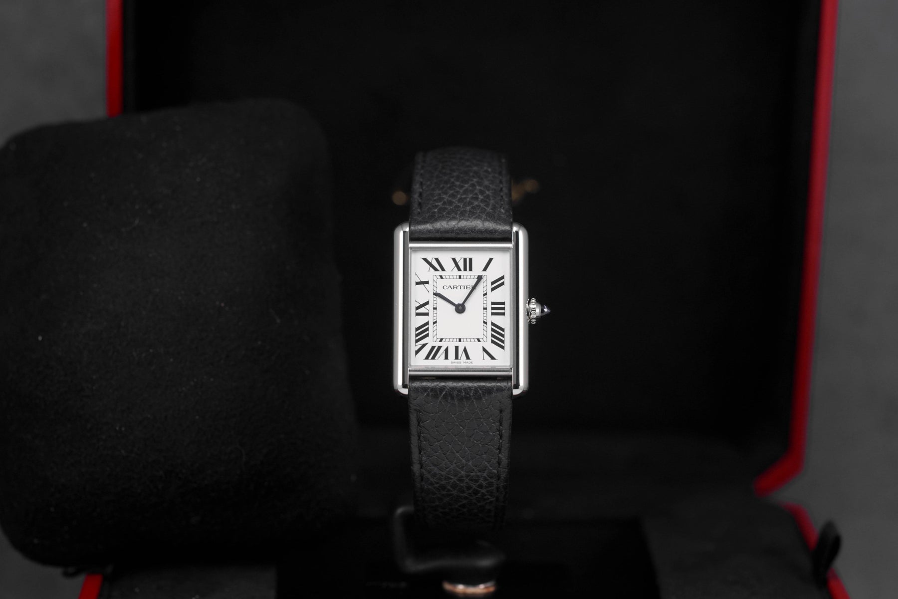 TANK MUST L SILVER DIAL (WATCH & BOX)