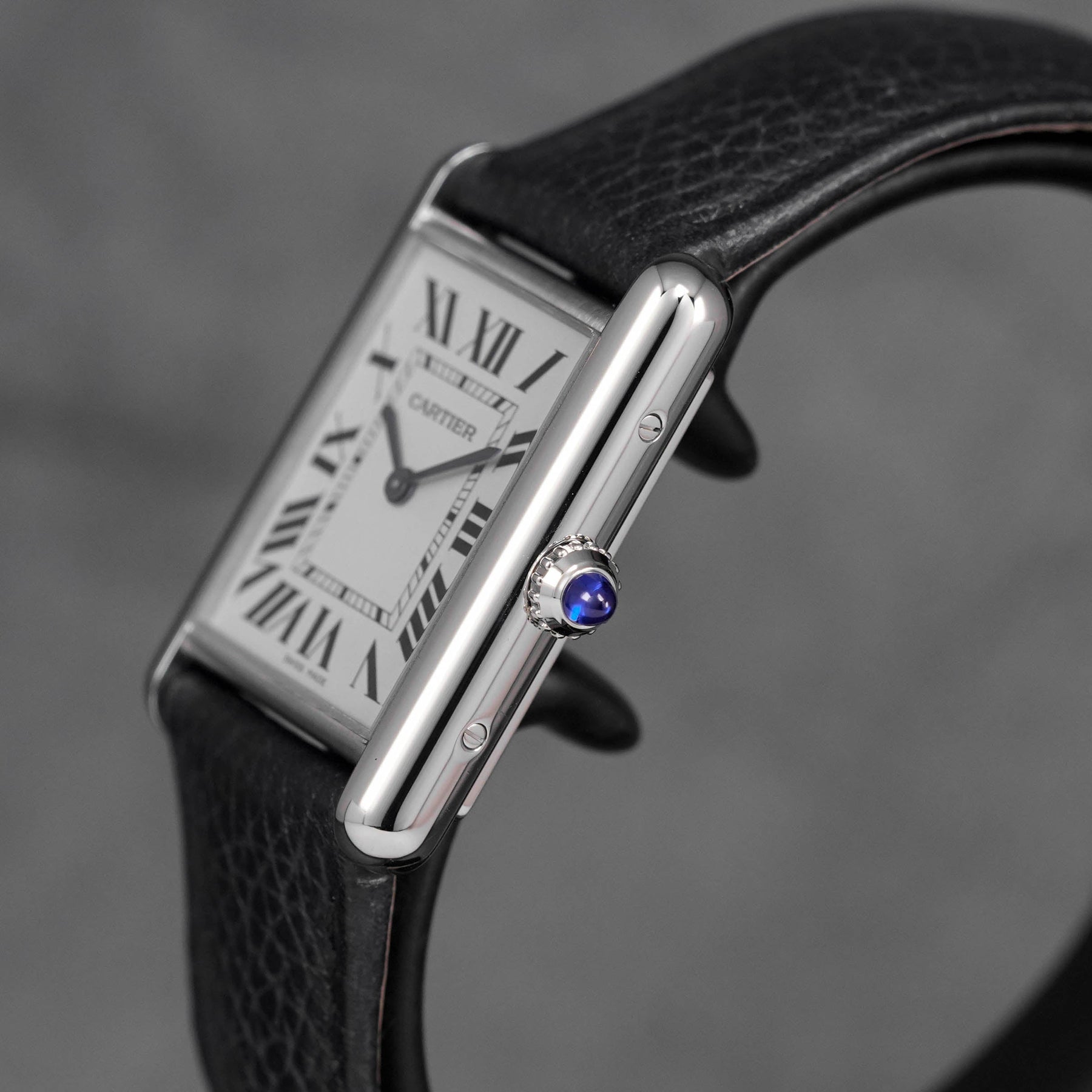 TANK MUST L SILVER DIAL (WATCH & BOX)