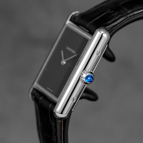 harga cartier tank must l black