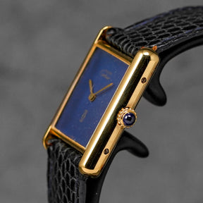 harga cartier tank must vermeil lapis lazuli