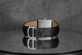 TANK SOLO S SILVER DIAL LEATHER STRAP (2017)