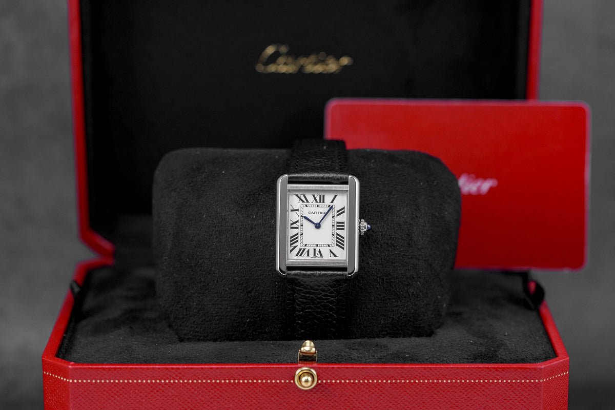 harga cartier tank solo silver