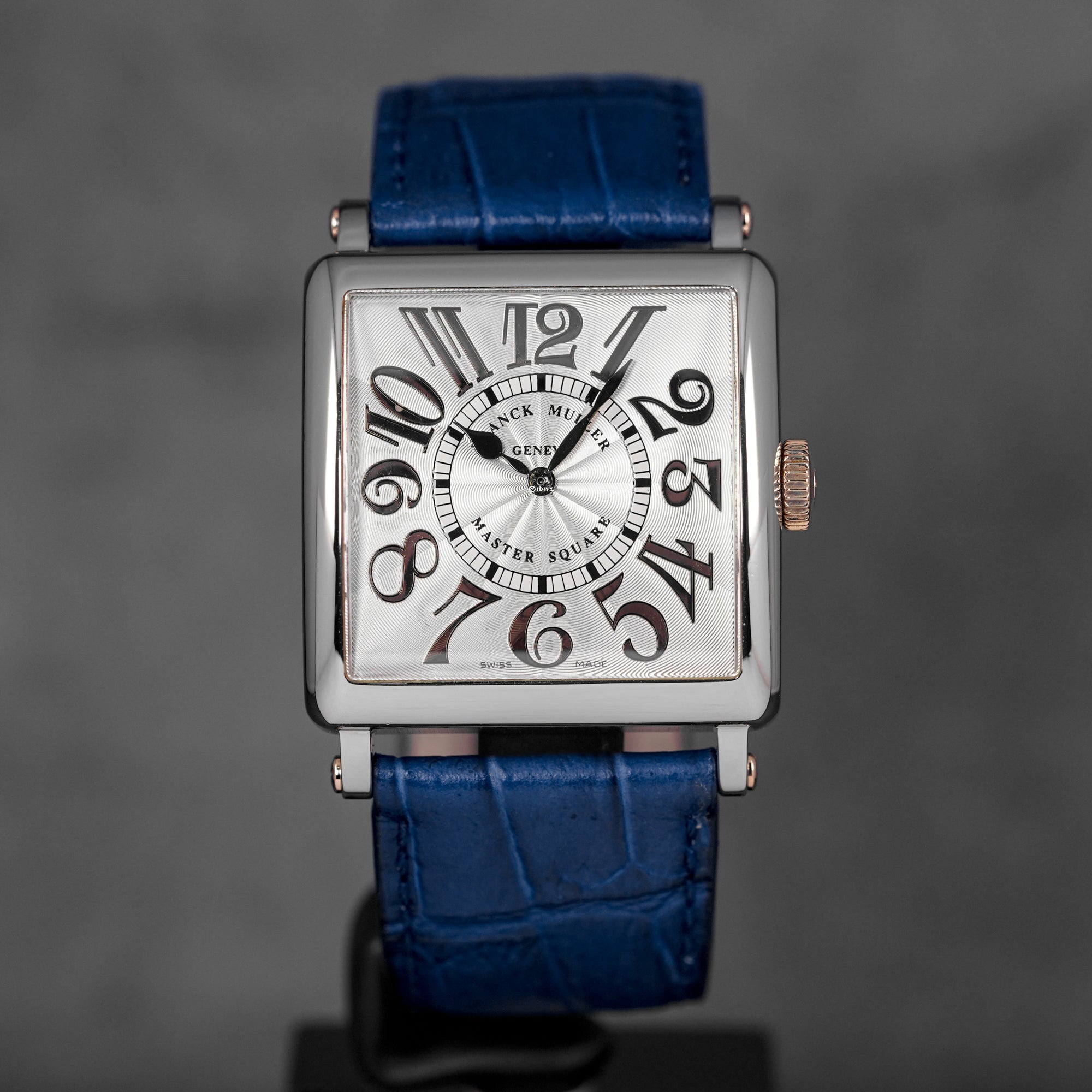 MASTER SQUARE TWOTONE ROSEGOLD SILVER DIAL (WATCH ONLY)