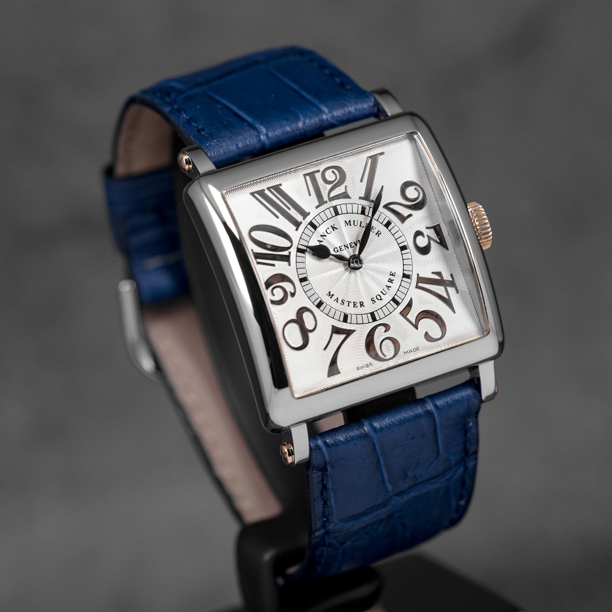MASTER SQUARE TWOTONE ROSEGOLD SILVER DIAL (WATCH ONLY)