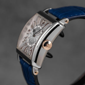 MASTER SQUARE TWOTONE ROSEGOLD SILVER DIAL (WATCH ONLY)
