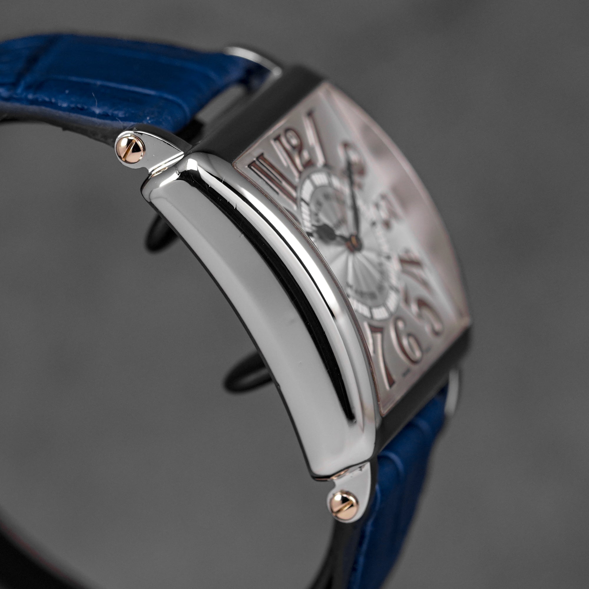 MASTER SQUARE TWOTONE ROSEGOLD SILVER DIAL (WATCH ONLY)