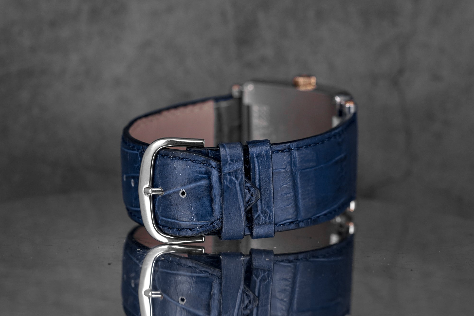 MASTER SQUARE TWOTONE ROSEGOLD SILVER DIAL (WATCH ONLY)