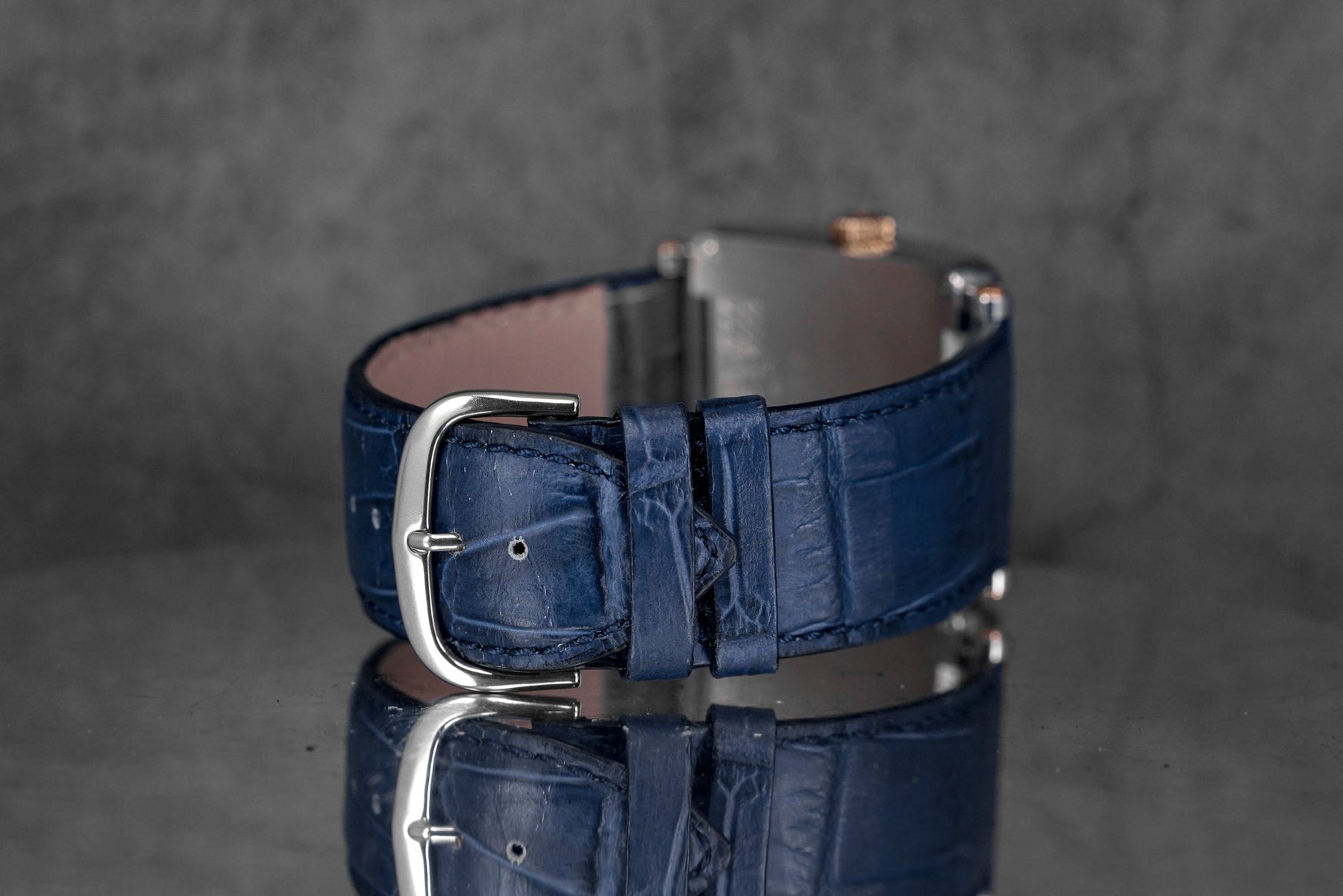 MASTER SQUARE TWOTONE ROSEGOLD SILVER DIAL (WATCH ONLY)
