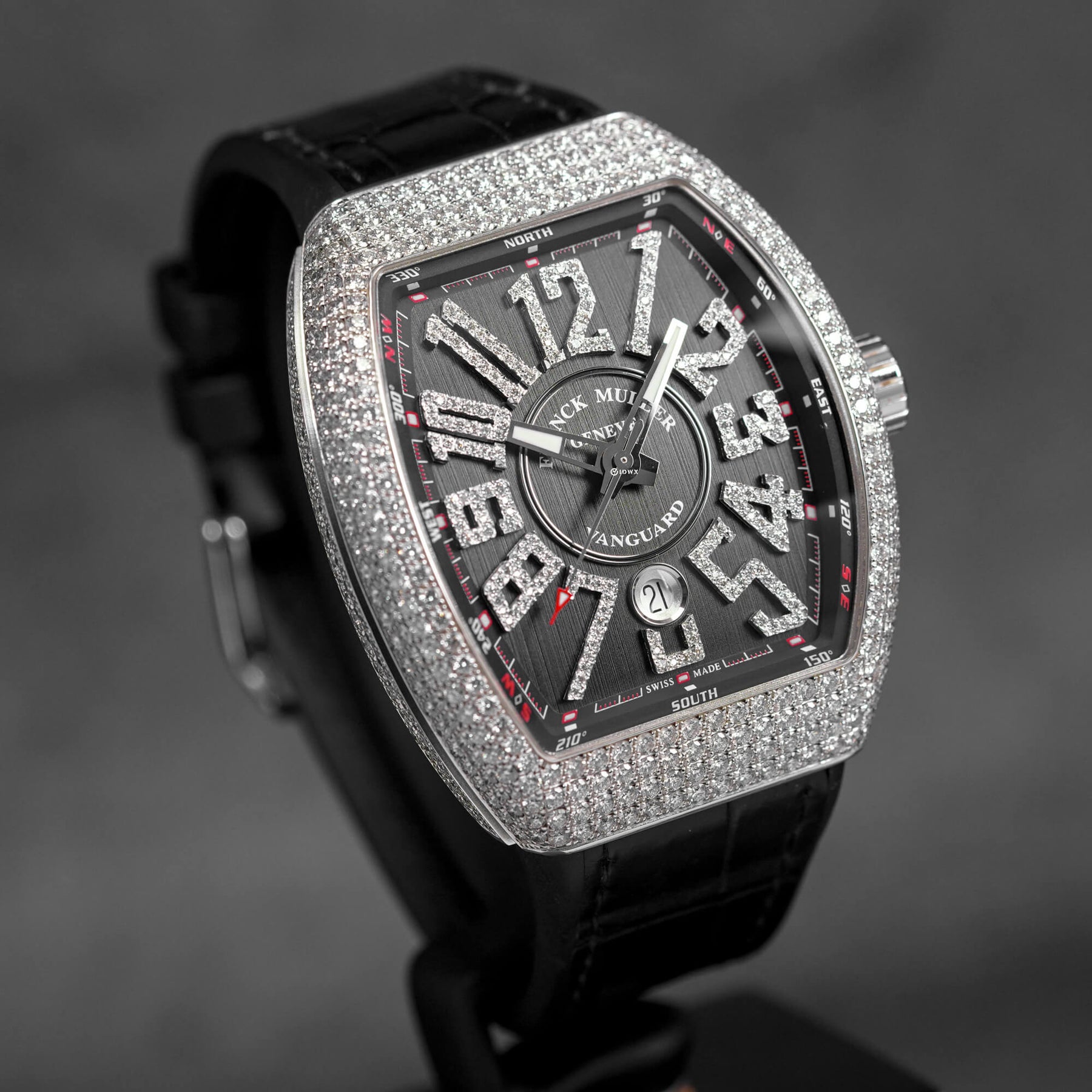 VANGUARD V45 BLACK DIAL DIAMOND SET (2017)