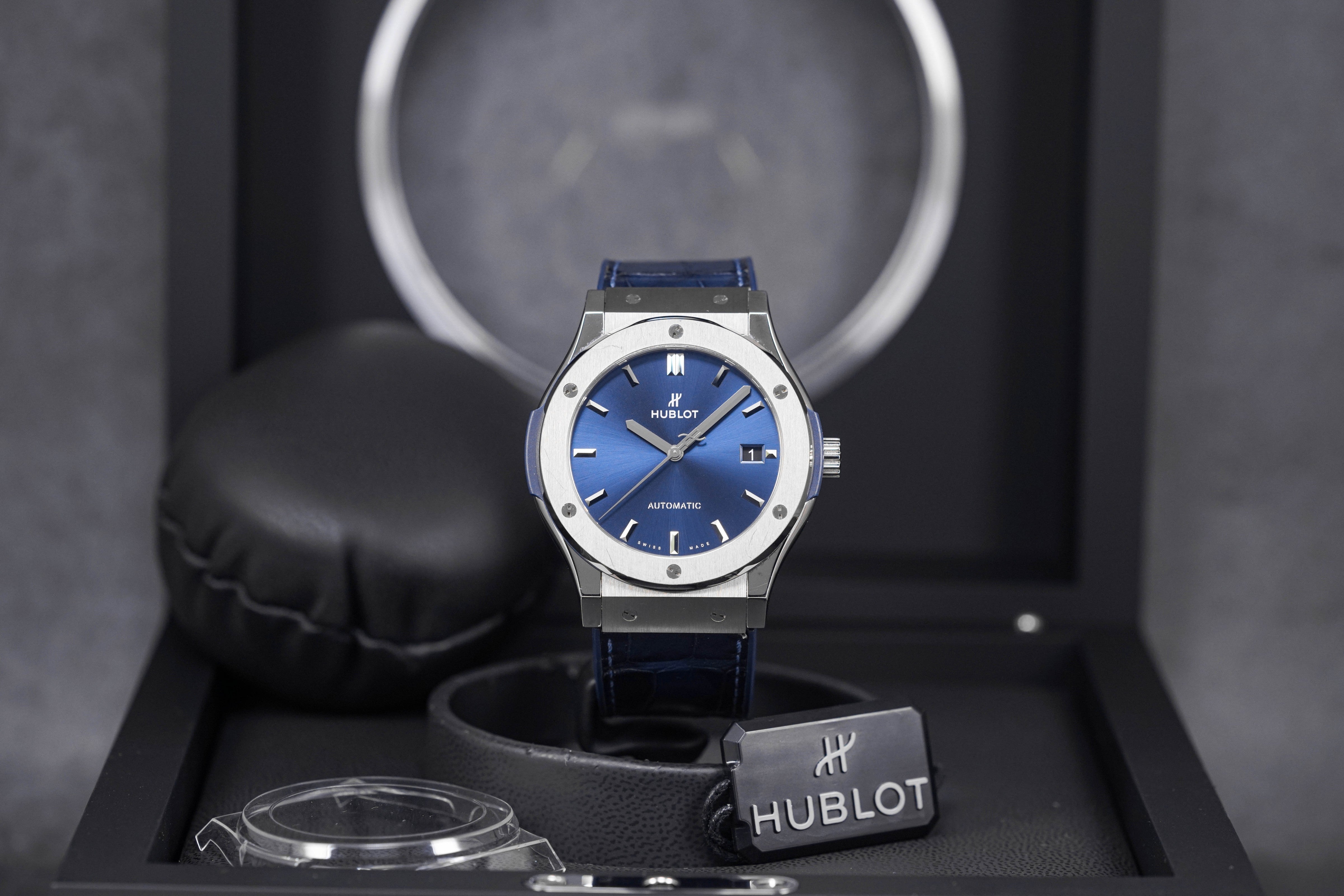 CLASSIC FUSION 45MM TITANIUM BLUE (2022)